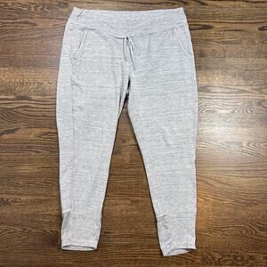 Athleta Pants Womens XL Gray Techie Sweat Jogger Sweatpants Drawstring Pockets